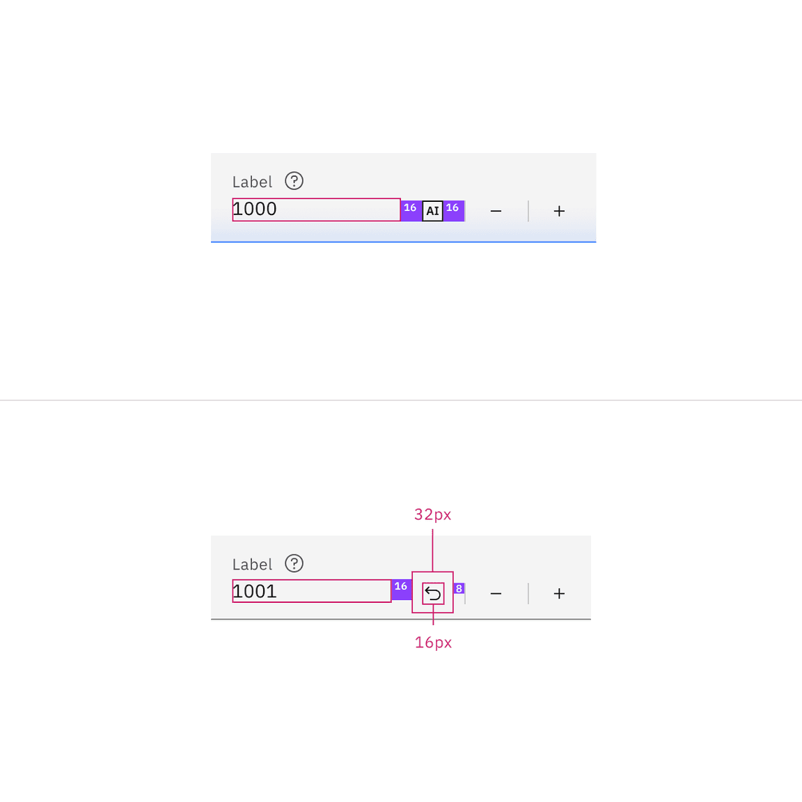 Fluid number input AI example Fluid number input AI example