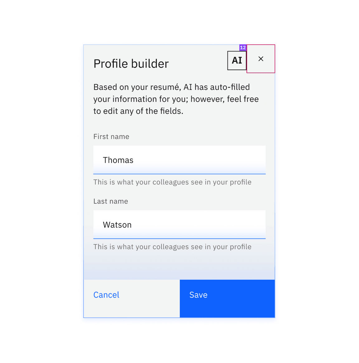 Form AI presence Form AI presence