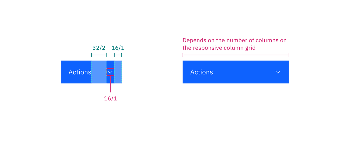 Menu button structure Menu button structure