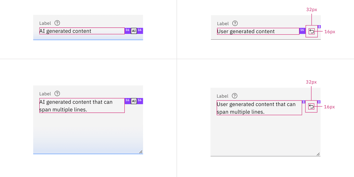 Fluid text input and text area AI example Fluid text input and text area AI example